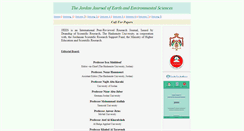 Desktop Screenshot of jjees.hu.edu.jo