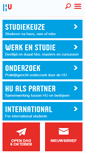 Mobile Screenshot of hu.nl